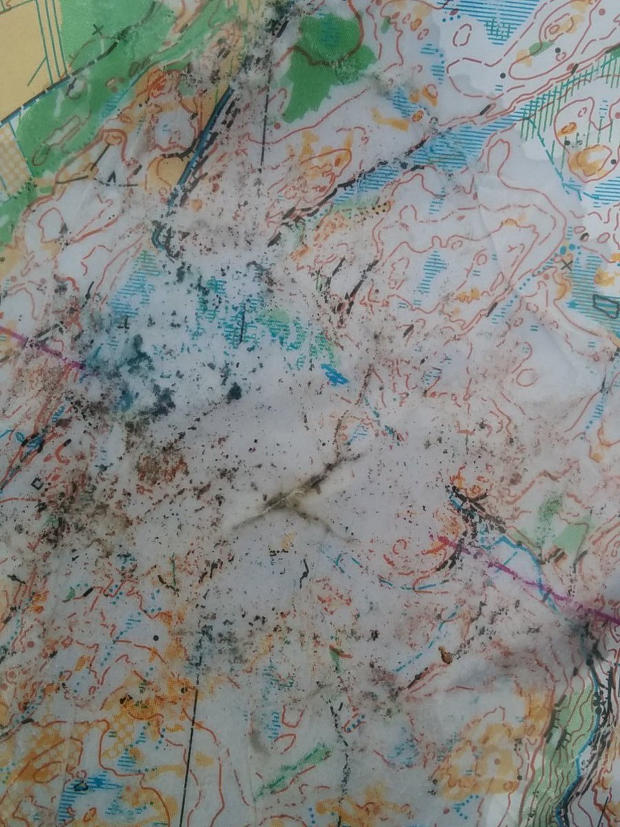 Thanks #woc2016 for the quality of your maps and printing... Had a white map for 3rd 4th and 5th control.