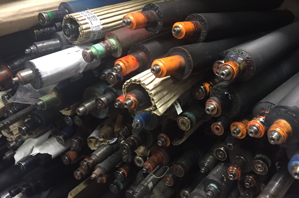 Print_Rollers's tweet photo. #Printing #Rollers need refurbishing / recovering? Let us take care of it! #Ryobi #Heidelberg #Komori #Fuji https://t.co/1u0jx3iVEO