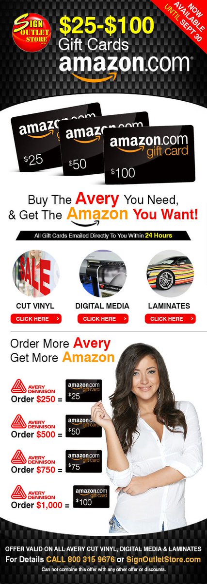 TagMarketing's tweet photo. Just Launched a New eBlast Campaign for #SignOutletStore to Promote #Avery Products https://t.co/J3a7iveJM2