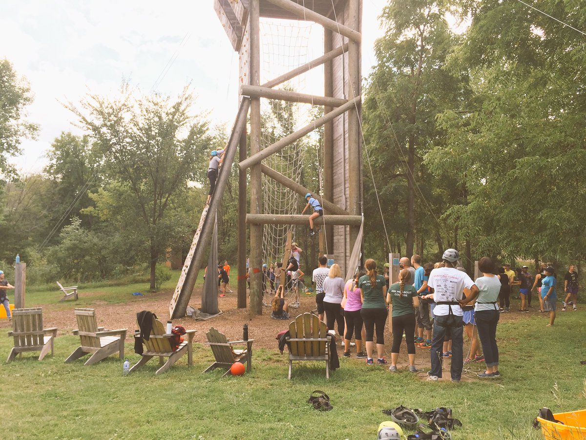 CollPossibleMN's tweet photo. Team building in MN on the ropes course today! #cpkickoff2016 https://t.co/f3be4I5gnV
