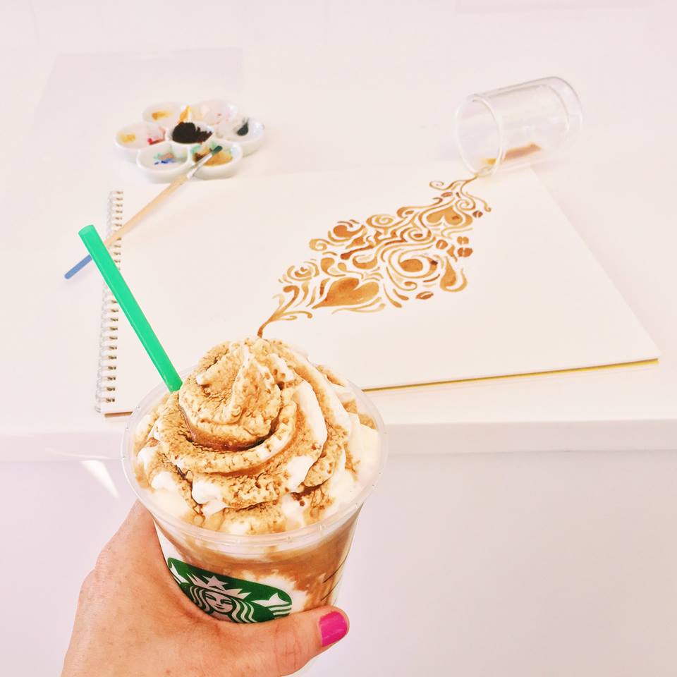 shopatlakeside's tweet photo. Espresso drizzling down whipped cream. Looks like magic, tastes like a dream. #AffogatoStyle  @Starbucks https://t.co/v8rgHKflG0