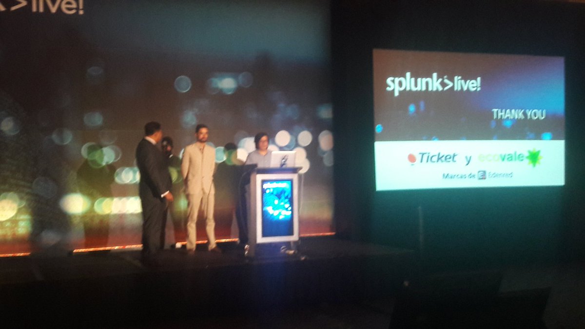 SplunkFansLATAM's tweet image. Amigos de @Edenred en el splunk live mexico hablando de su experiencia  @SplunkLive #mexico