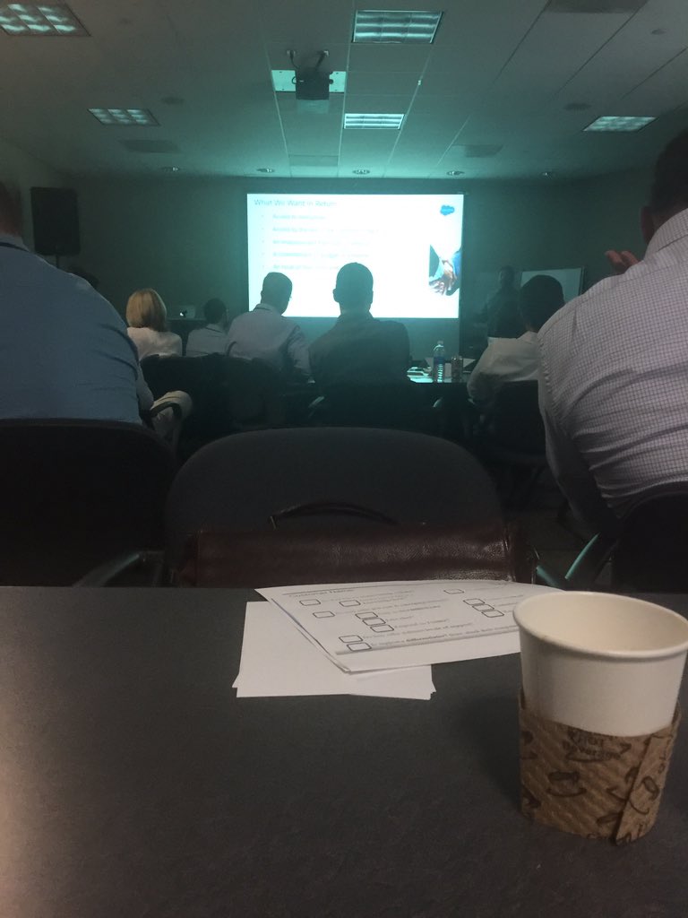 southernplanter's tweet photo. #salestraining with @salesforce #partnerbootcamp 👍🏼🔑📈 https://t.co/Y4kG7x4ynD