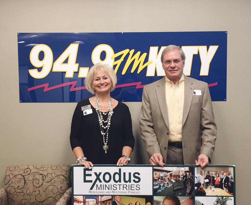 ExodusDallas's tweet photo. Doug and Susan were at @949KLTY yesterday to record an interview for North Texas Giving Day! Thank you KLTY! https://t.co/LtlGMaI549