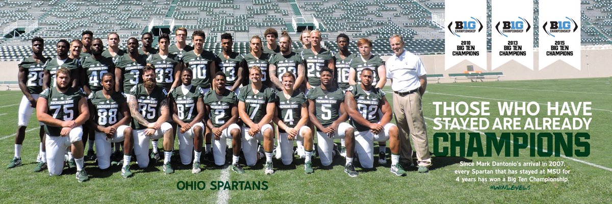 MSU_FBRecruits's tweet photo. #WINLEVEL1 Spartans from Ohio. #BACK2BACK #MSUFBPICTUREDAY https://t.co/C6bIrZbzpB