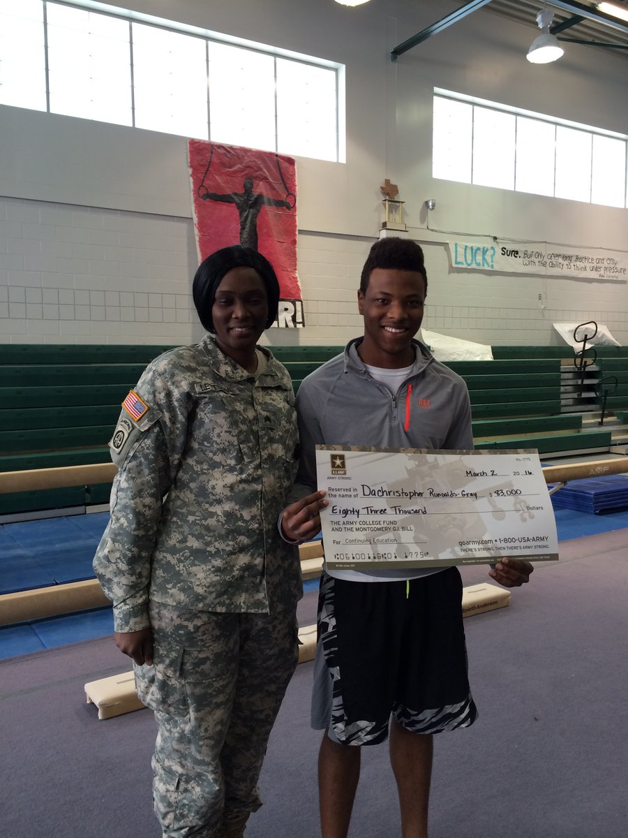 Congrats to @ChrisRunoalds on his recent grad from bootcamp. Chris was a member of the State Champ <a href="/ruddergym/">Rudder Gymnastics</a> team.