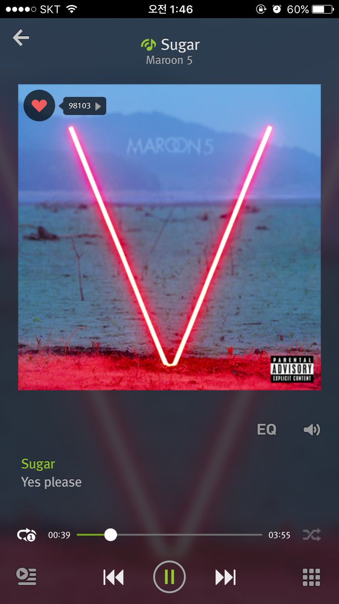 눈물나도록 하기 싫지만, 피할 수 없으면 즐기자. 오늘 이 새벽의 설거지 song 은 요거요거📀 #maroon5 #Sugar #설거지끝날때까지 #무한반복