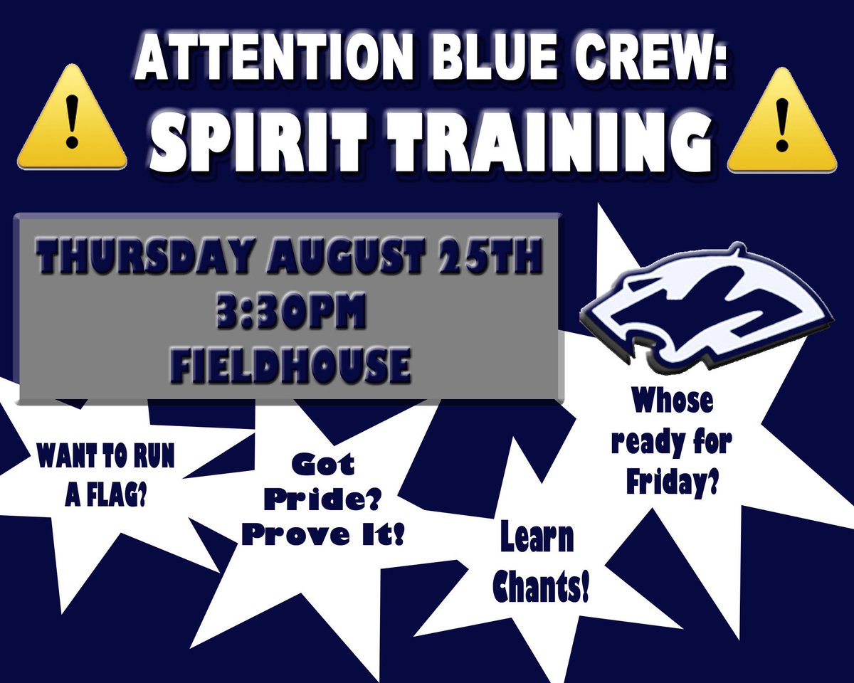 PSCougar_Cheer's tweet photo. 🚨Spirit Training today! Come prepare for tomorrows game! 🚨 https://t.co/i1QK7dQWTN