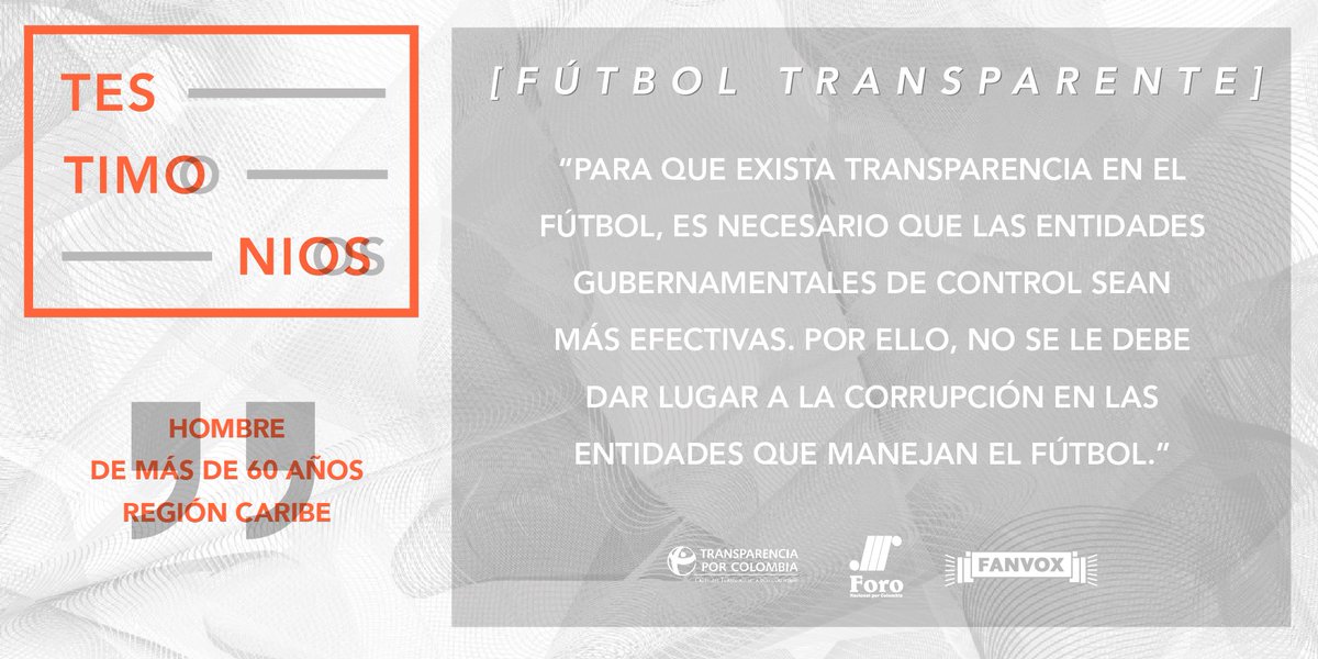 FanVox_es's tweet image. Por un #FútbolJusto, un #FútbolTransparente en 🇨🇴. Asiste al Foro, 30 Agosto, 8 AM, Bogotá: buff.ly/2bzZdjY