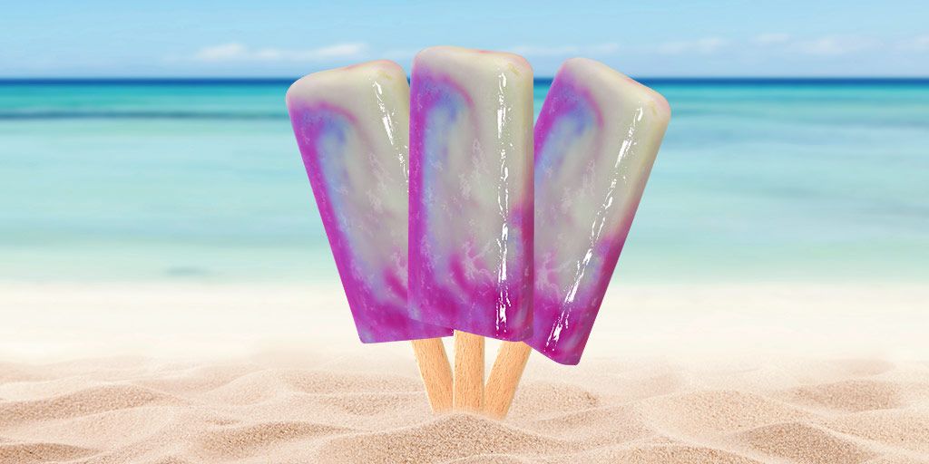Bubblegum ice lolly