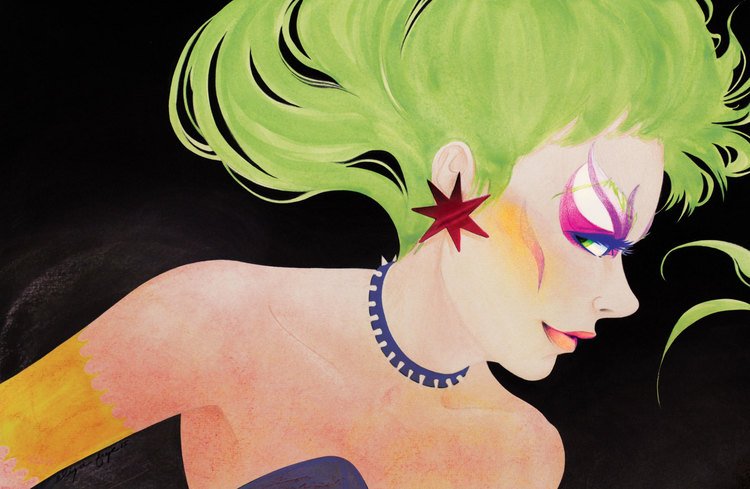 PizzazzMisfit's tweet photo. Love this fan art! I look so menacing and look I'm wearing Jem's trademark earrings. https://t.co/8mKSQbzkaS