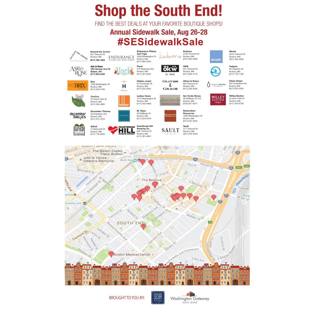 WashGateMainSt's tweet image. TOMORROW Begins our Annual #SESidewalkSale deals from @ATCFraming @_AshandRose_ @BRIXboston @CouCou_Boston &amp;amp; more!