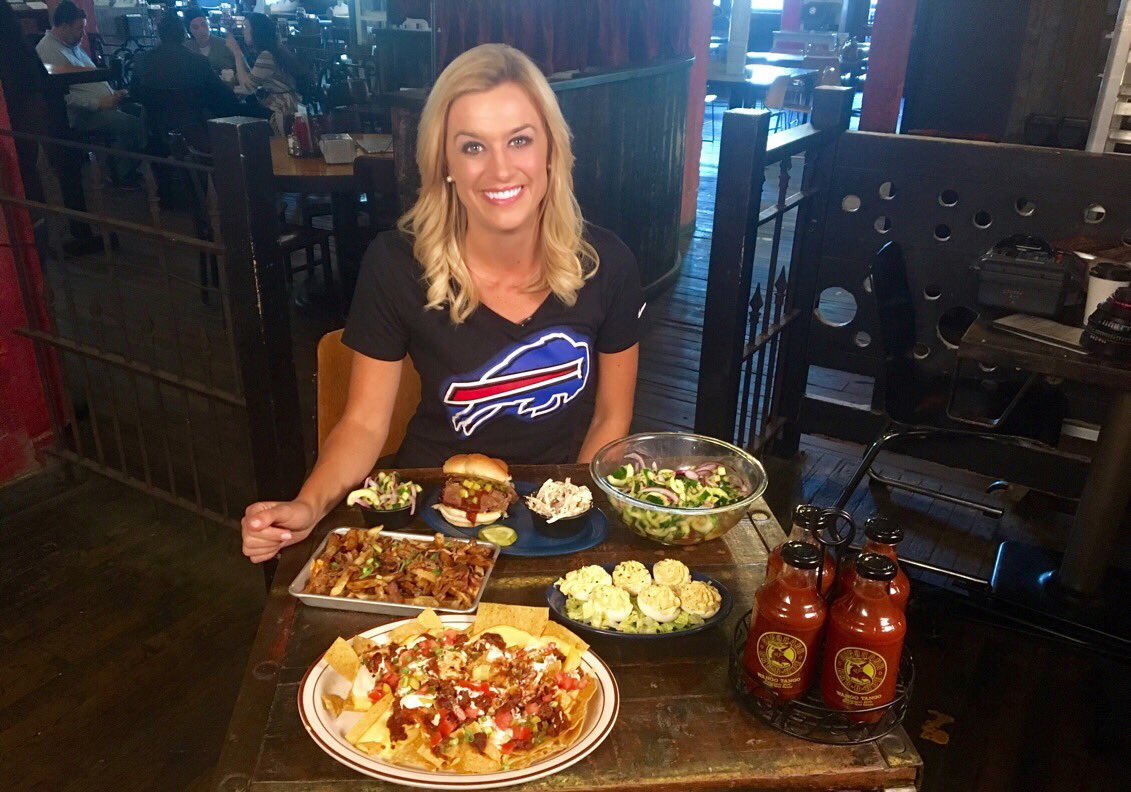 LaurenHall's tweet image. Aftermath of a mega-shoot at @Dinosaur_BBQ the other day... Fun food content on the way soon 👀🍗🎥 #gobills