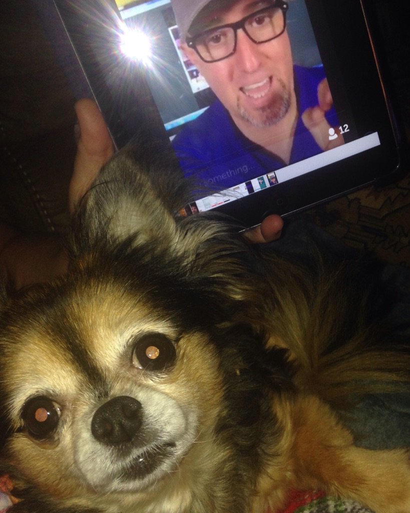 Beckymelton33's tweet photo. @brandee_anthony @ARKON_MOUNTS Stormy Gail watching on periscope. https://t.co/uEYHZghfuK