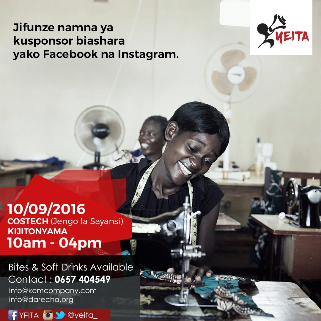 YEITA_'s tweet photo. Tunatoa mafunzo kwa wajasiriamali jinsi ya kukuza na kutangaza Biashara kirahisi
 #KEM #YEITA #TwitikaKifaida https://t.co/umjlnoqhBZ