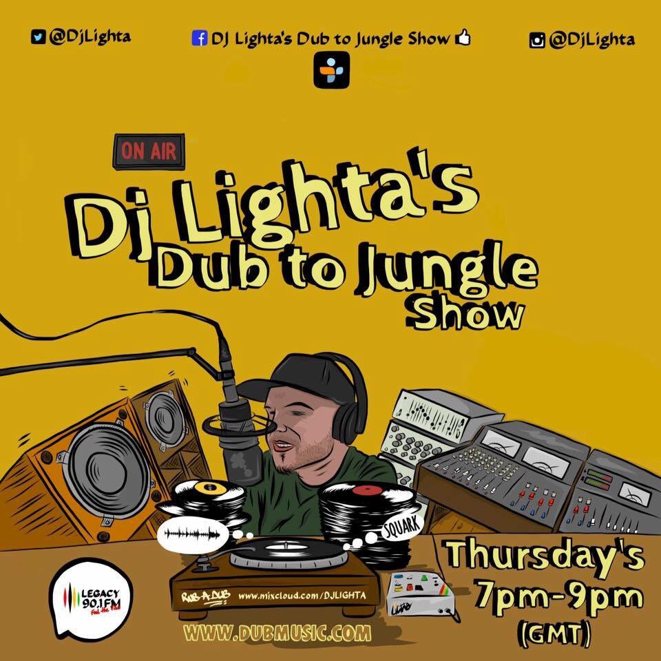 Live at 7pm <a href="/Legacy901FM/">Legacy 90.1 FM</a> #djlighta #dubtojungleshow #dub #jungle legacy901.com #tunein #radio #vinyl
