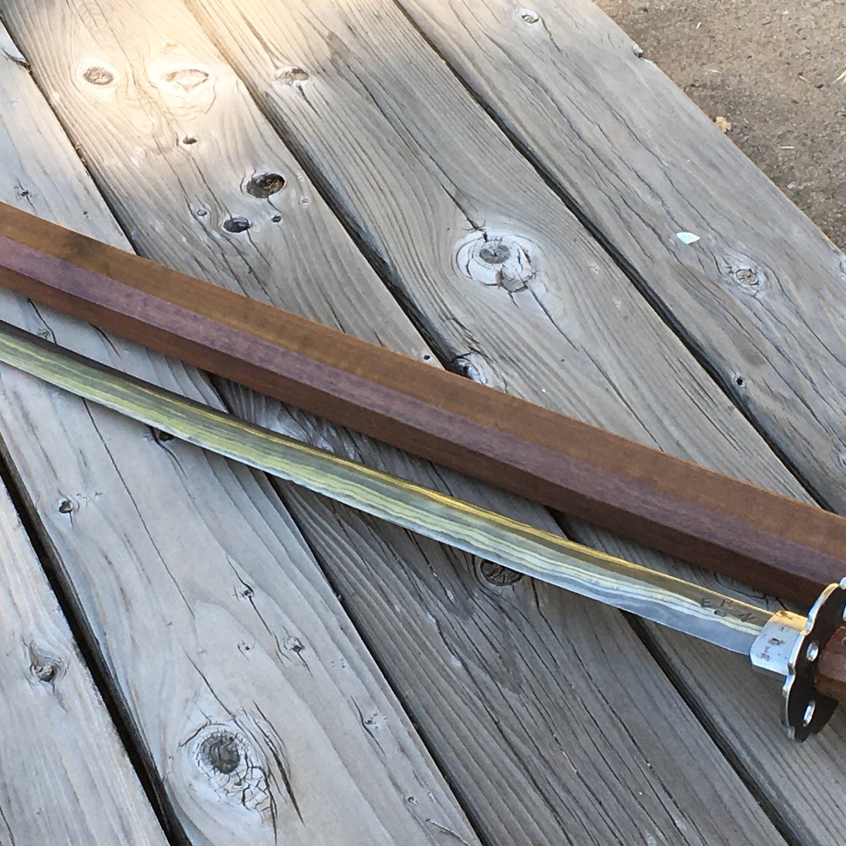 cloudydrawforge's tweet image. #Damascus #sword #bladesmithing #blade #handforged #blacksmithing