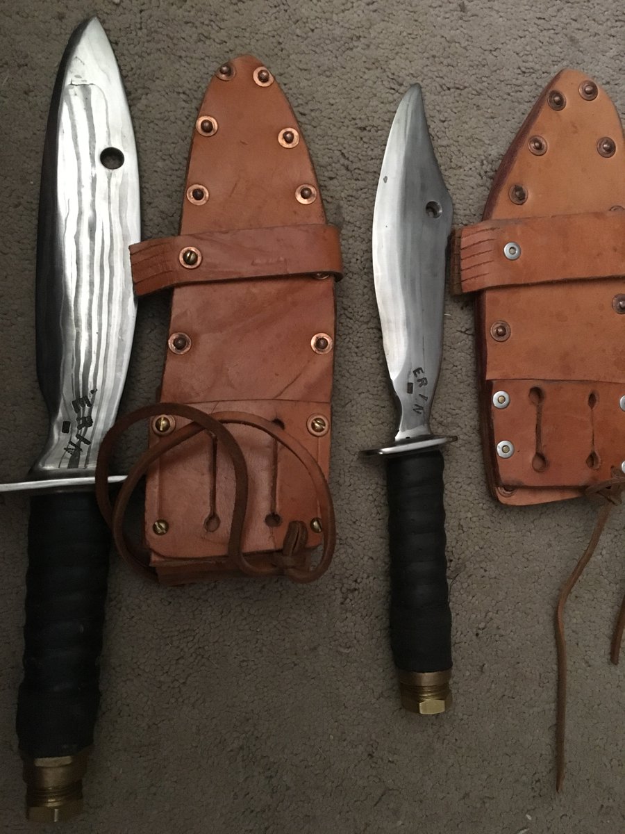 cloudydrawforge's tweet image. #kniives #bladesmithing #Damascus #huntingknives #hunting #blacksmithing #handforged #blades