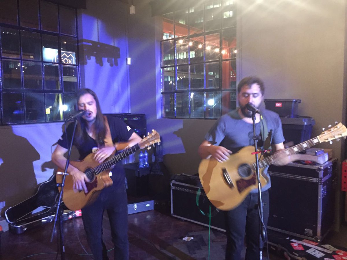 BadPeterBand's tweet photo. So much fun at @MadGiantBeer launch! #cheers #samusic 🍻 https://t.co/spHRdi8qgV