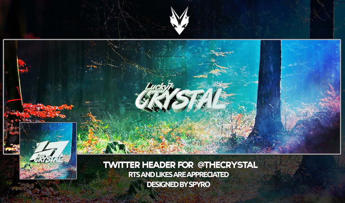 Vitae_Spyro's tweet photo. New Revamp for @thecrystaI! RTs and Likes are highly appreciated :) Feel free to give me feedback too! https://t.co/cUfgzMbxHe