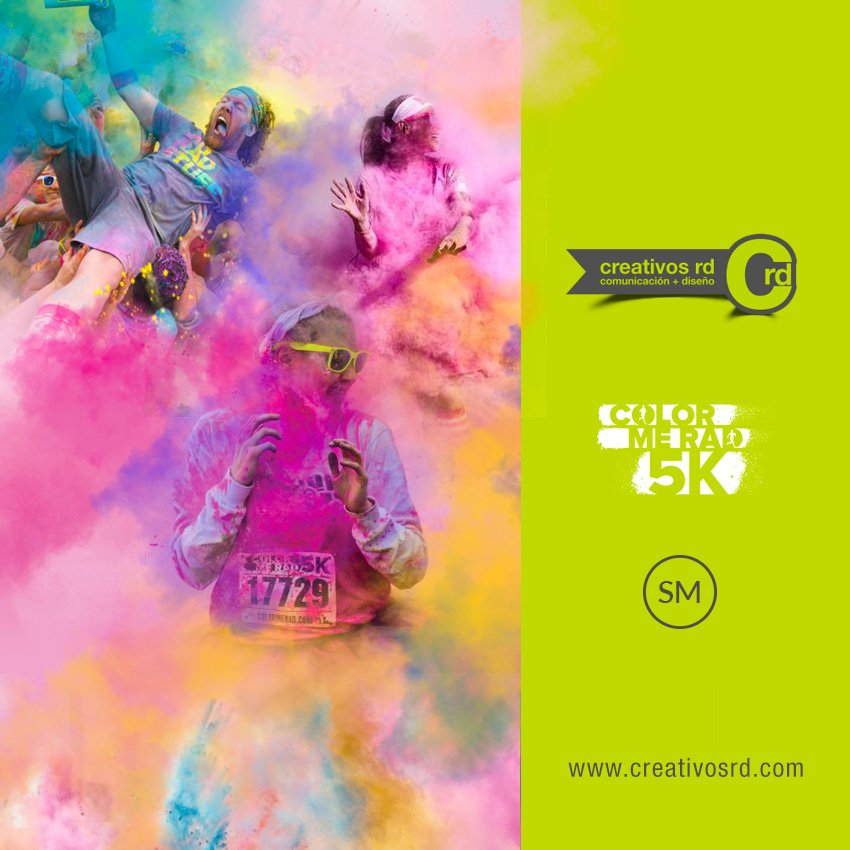 creativosrd's tweet image. .@ColorMeRadMX es una expresión de colores que se corre en todo México

Cliente teñido de #CreativosRD