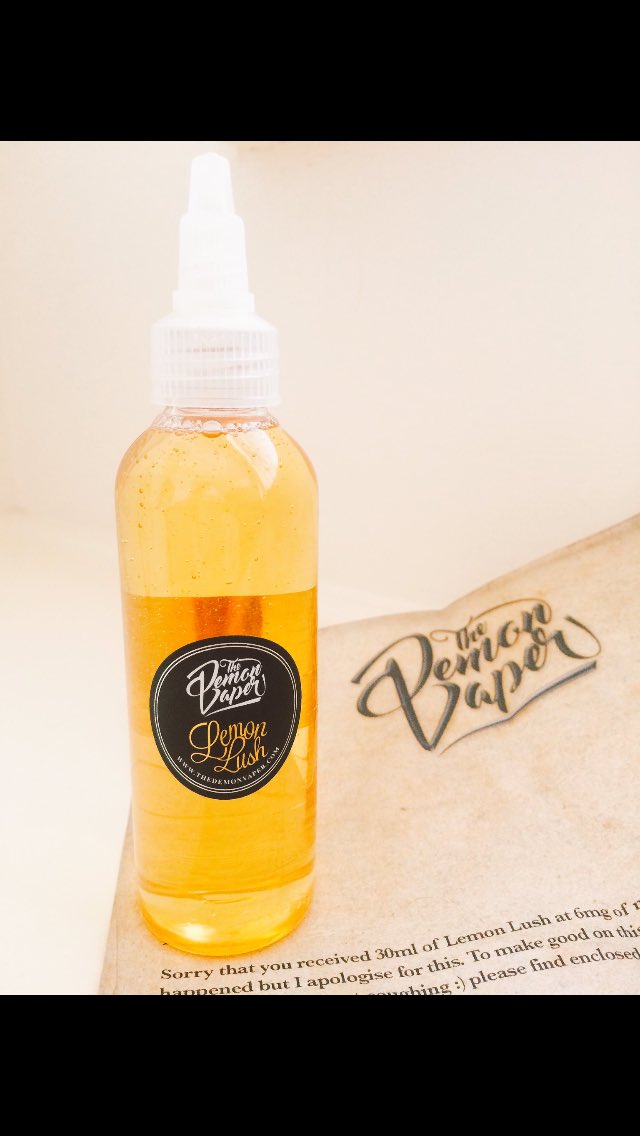 Review of <a href="/demonvaper/">The Demon Vaper</a> 'Lemon Lush' finally up. This is 11/10 Jay. 

bigglesvapereviews.tumblr.com