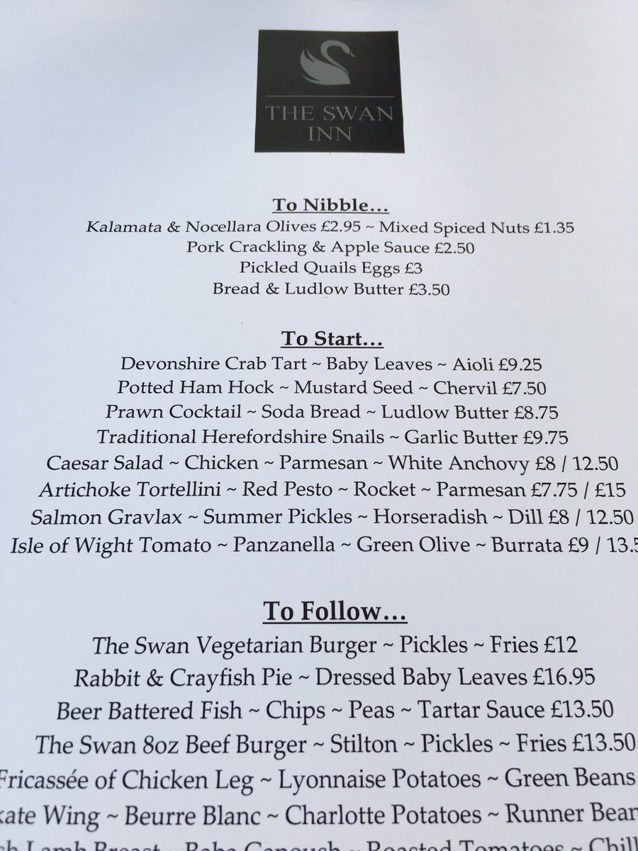 Ludlow butter on menu in Esher <a href="/TheSwan_Esher/">The Swan Inn, Esher</a> @LudlowFoodCentr