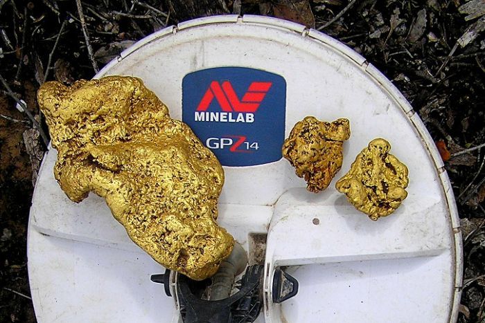 AZOutback's tweet image. Massive 145-ounce gold nugget just found with Minelab GPZ 7000! 
facebook.com/ArizonaOutback…