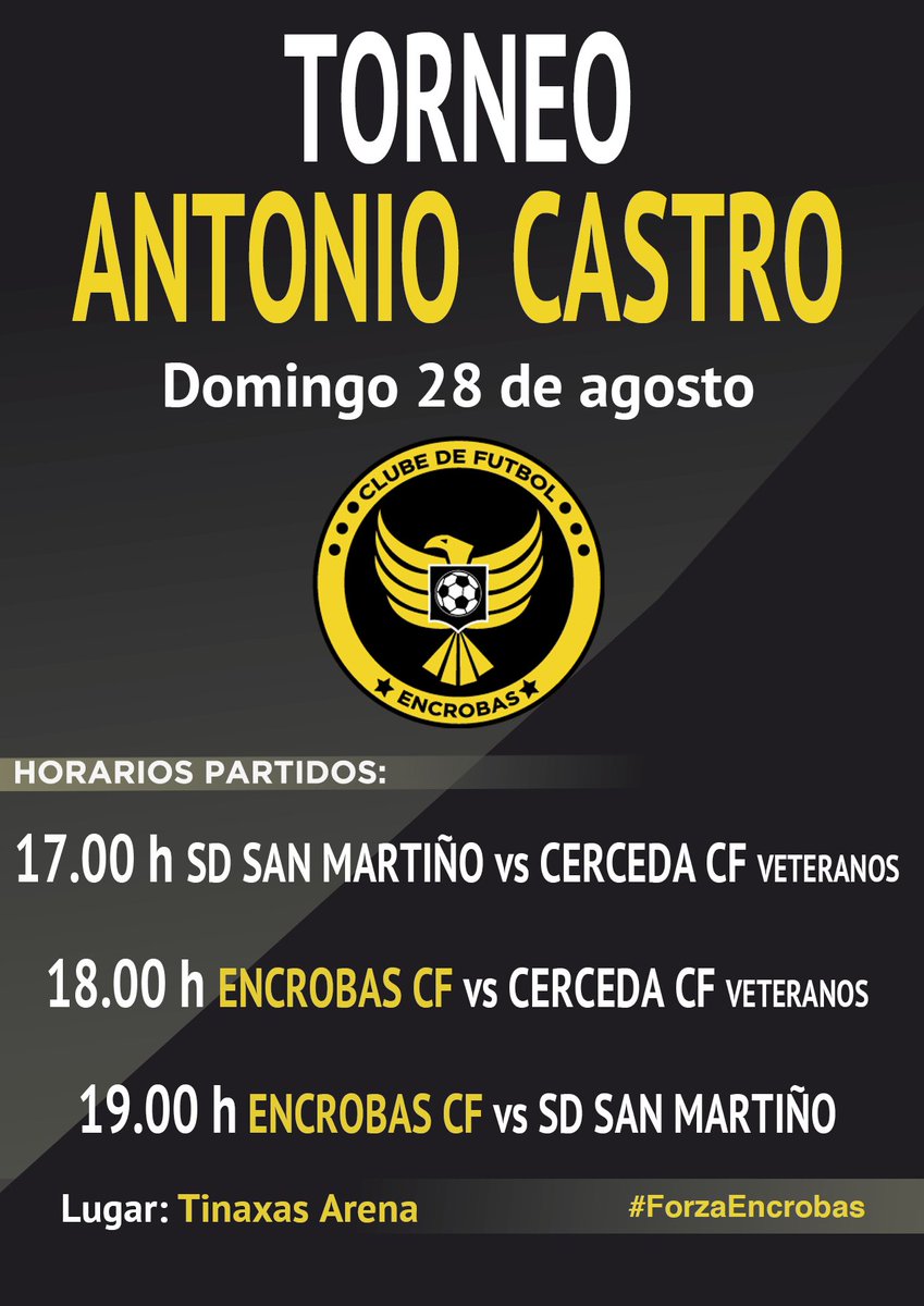 mossgz's tweet photo. se queredes ver bo futebol acudide o domingo ao Tinaxas Arena para ver o @encrobascf #ForzaEncrobas https://t.co/s7SMlV2Aw4