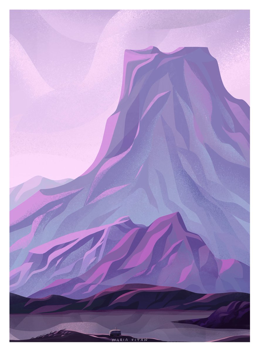 "Road Trip" Another piece for the Belay on! Art Show <a href="/StrongholdClimb/">The Stronghold @strongholdclimb@mastodon.world</a> #illustration #vanlife