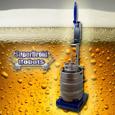 SDRobots's tweet image. It&apos;s almost Friday.  We have a beer robot.  Any questions?  #robots #beer #beerrobot superdroidrobots.com/shop/item.aspx…