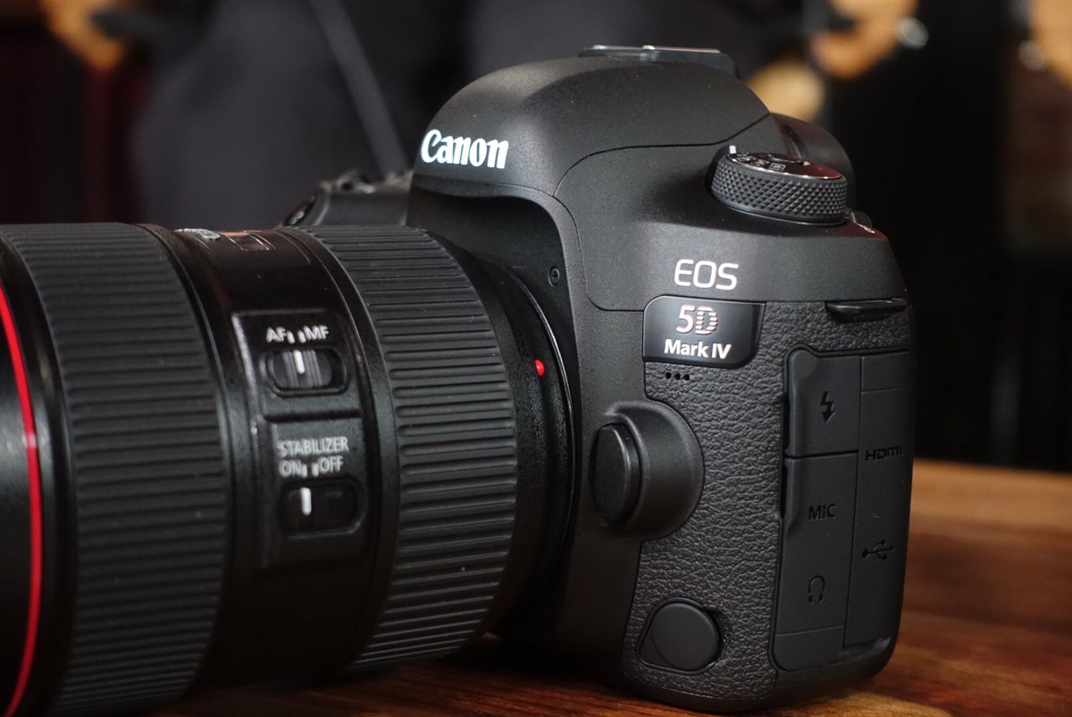 bhphoto's tweet photo. The Canon 5D Mark IV is even more weather-sealed vs the 5DIII. This camera is built for any condition! #BHPhotoLive https://t.co/bxoxqy0OEV