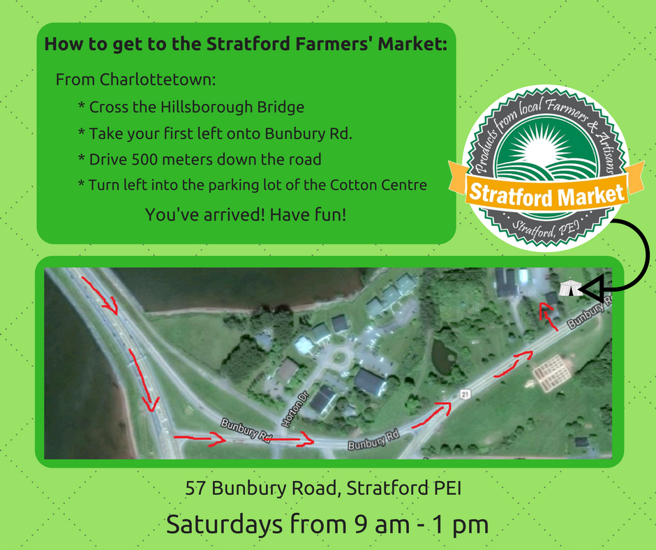 Ever wonder how to get to the <a href="/StratfordMarket/">Stratford Market</a>? Here's a map!