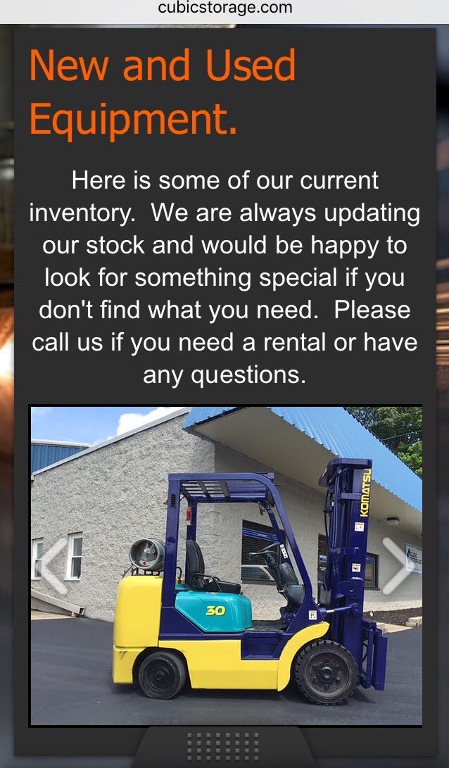 CubicStorage's tweet image. Plenty of new inventory on our web site! Check it out! cubicstorage.com