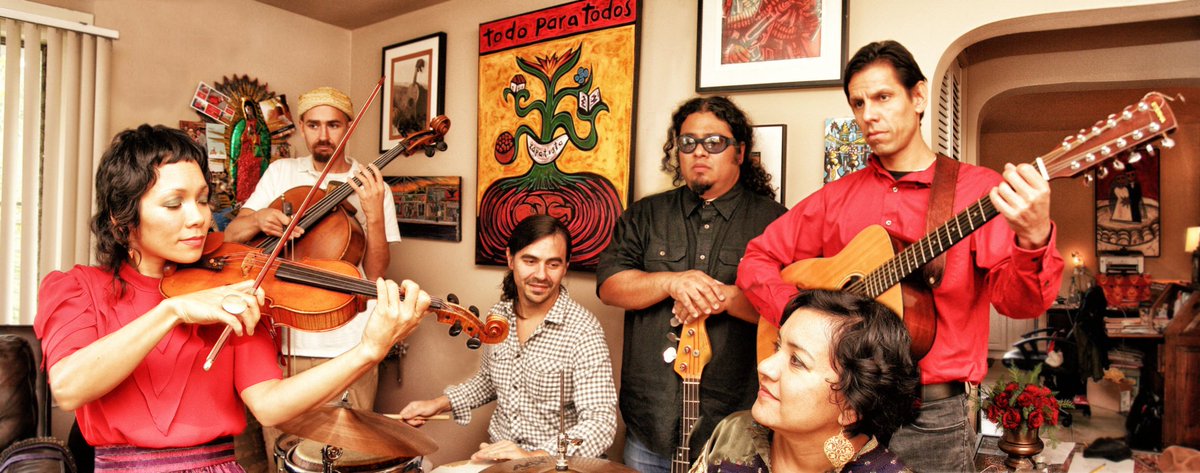 Our #DiadeLosMuertos concert: 4 amazing acts including boundary breaking #chicano rockers <a href="/quetzaleastla/">Quetzal</a>. 11/2
