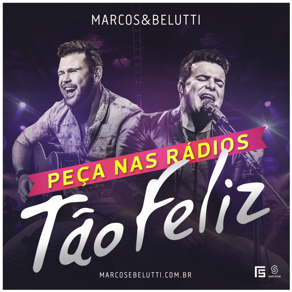 MarcoseBelutti's tweet photo. Peça #TaoFeliz nas rádios e curta o clipe aqui: https://t.co/faN7fTuq90 ✌️🎶 https://t.co/IBlOLuan4Z