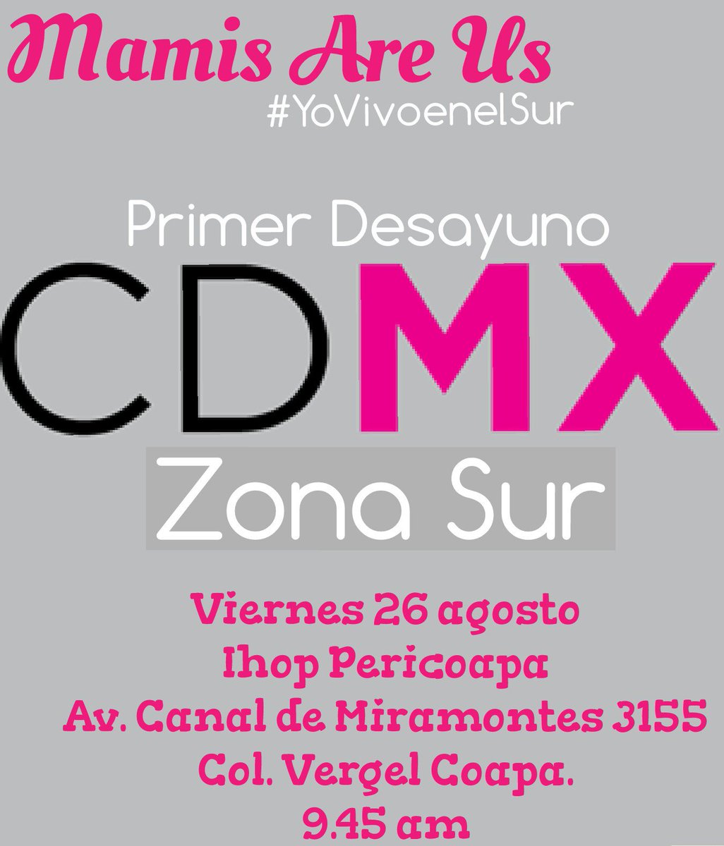 mamisareus's tweet photo. Las esperamos mañana!!! No falten! https://t.co/US2MOkyxJ5