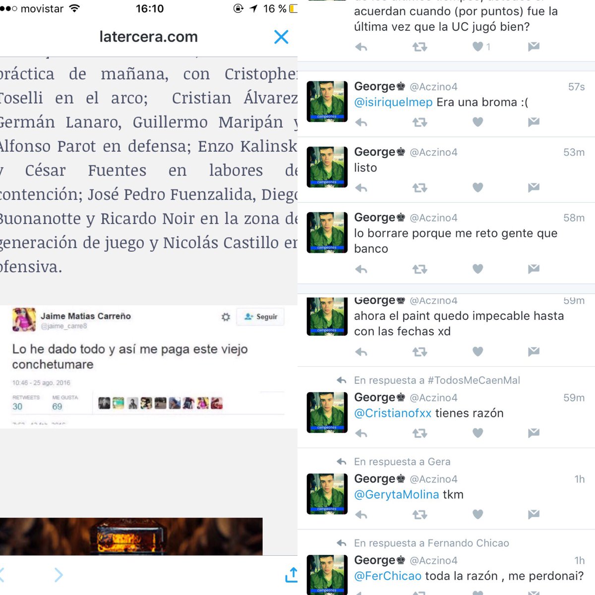 Por favor no crean todo lo que sale en la prensa, este OCIOSO fue el de la brillante idea😤😤 <a href="/jaime_carre8/">Jaime Matias Carreño</a>