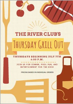 Join us for the LAST Grill out of the Summer! Get your Big Green Egg Burger before they are gone! #TheRiverClubGA
