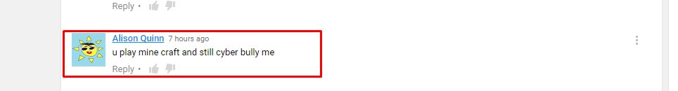 YOOOO LMFAO ALISON QUINN FLAMED ME IN MY LATEST VID LOOOL (ITS ACTUALLY HIM)