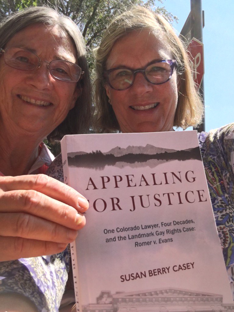 So excited @ Sue Casey's new book profiling an early hero of the gay rights movement, Jean Dubofsky #SupremeCourt