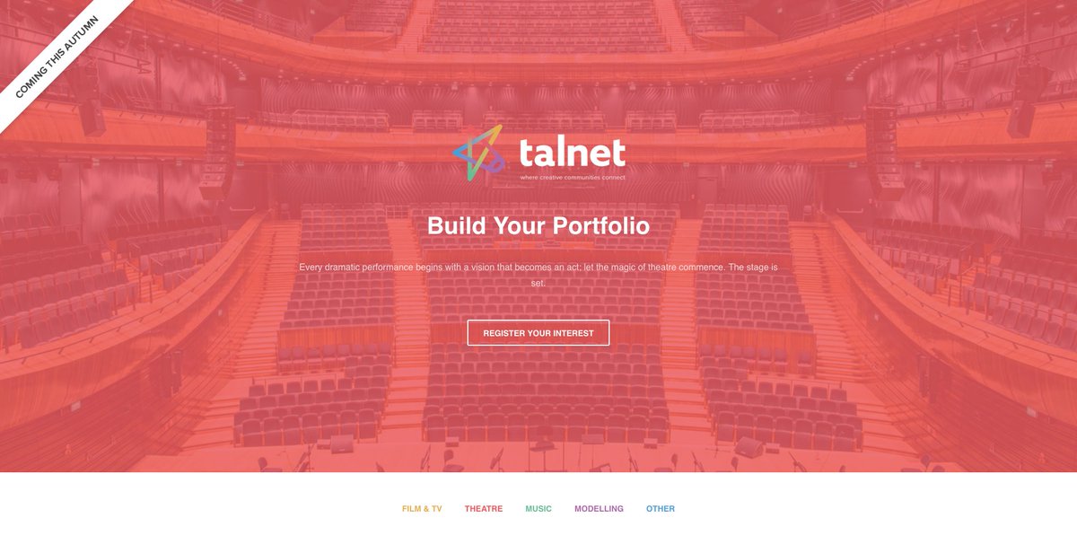 TalnetCom's tweet image. The stage is set: talnet.com Register your interest today! #creativenetworking #Actors #Theatre #Drama