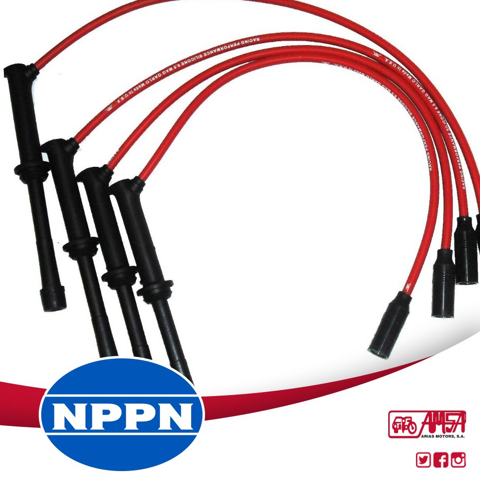 Ariasmotors's tweet photo. Cables de #bujías marca #NPPN. Búscalos en tu autorespuesto favorito. #Arismotors #Calidad #Durabilidad https://t.co/e7rPYLUlv3