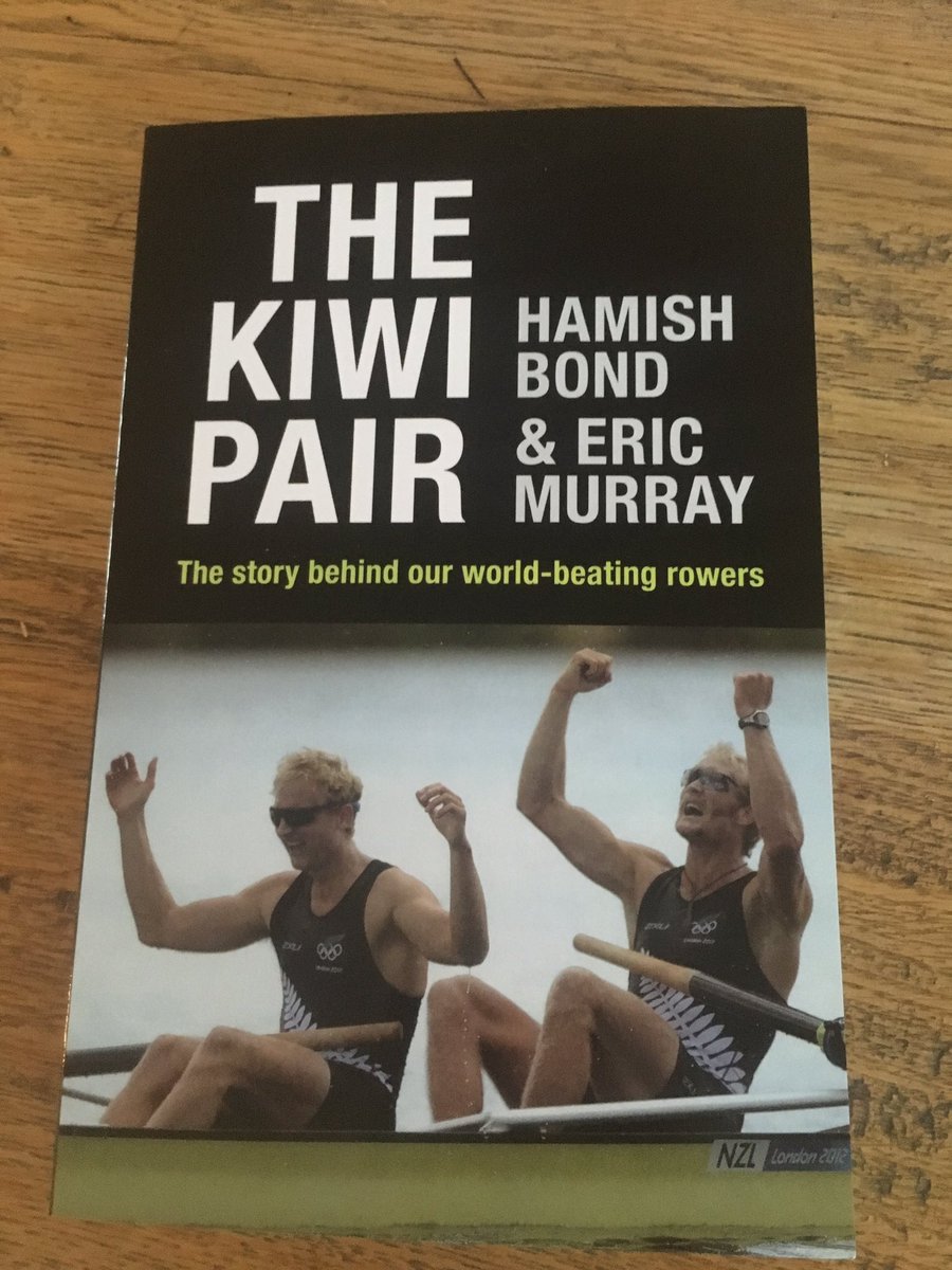 Book in store today! RT to win a copy signed by double Olympic champs Eric and Hamish. <a href="/kiwipair/">KIWIPAIR-EricMurray</a>   #FathersDay