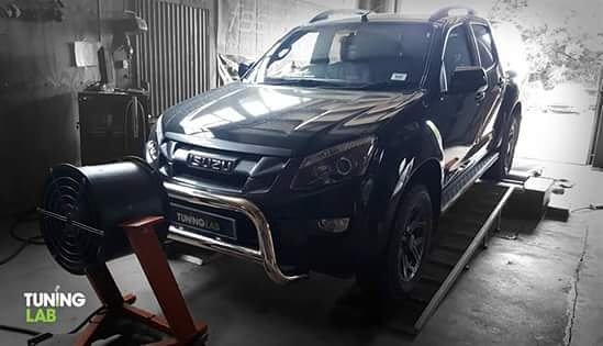 TuningLab's tweet image. Isuzu D-Max pick-up 2.5 Twin Turbo diesel. Went from 163 to 201.1bhp and from 278 to 327.2ft lbs of torque + mpg 👍👍