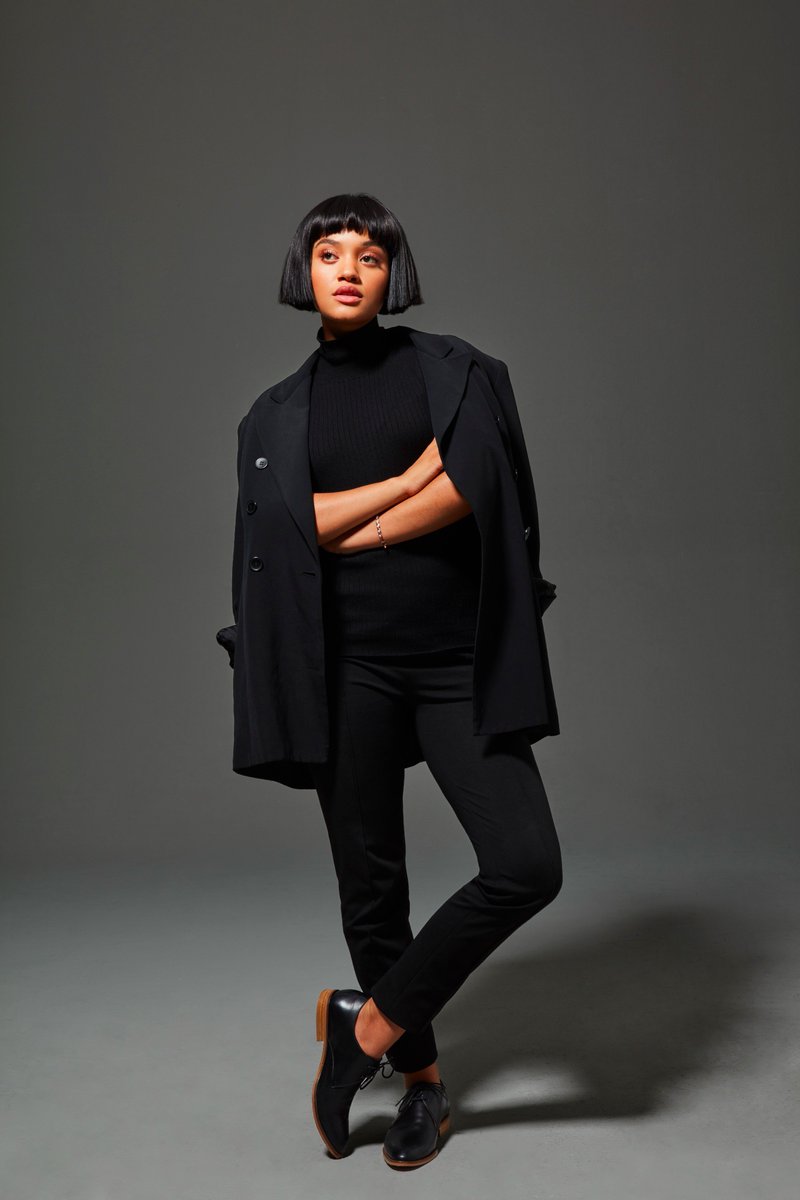 everlane modern oxford black