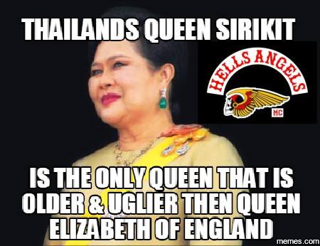 Hells81Angels81's tweet photo. @zealotzephyr #thailand #HellsAngels #hells #angels #Vajiralongkorn #Bhumibol #Adulyadej #bild #maha #humiliation https://t.co/HWfDTLF9Bn