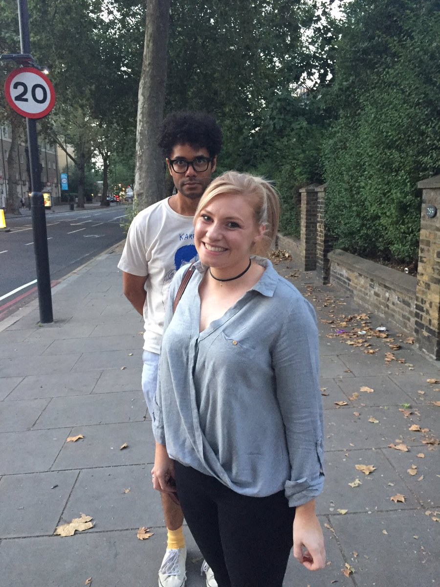 pand_87's tweet photo. Thank you for sparing the time for a photo it was much appreciated and thank your beautiful wife @RichardAyoade https://t.co/6MtfpWuJ6C