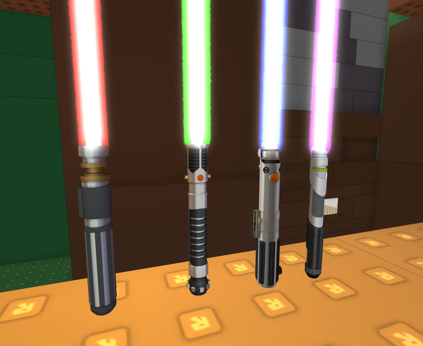 Patrickblox on Twitter ROBLOXDev Made 4 new lightsaber  