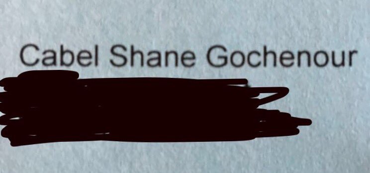 CalebGochenour's tweet photo. Apparently no one can get my name right... https://t.co/WbIlkxfG6A